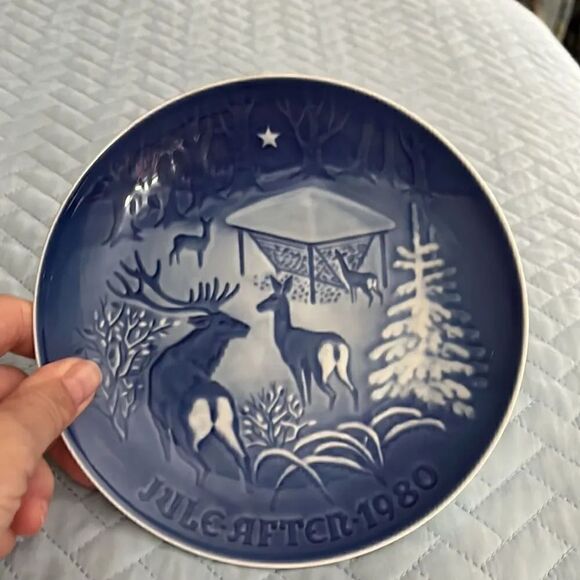 B & G Copenhagen Porcelain Christmas plate - Picture 4 of 4